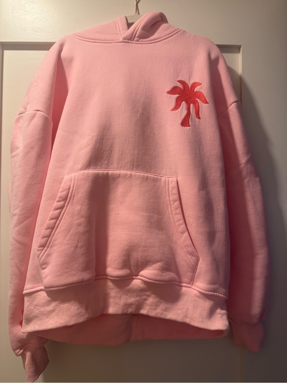 Pink Palm Puff “Everything Comes In Waves” Hoodie (WITH DUST BAG)